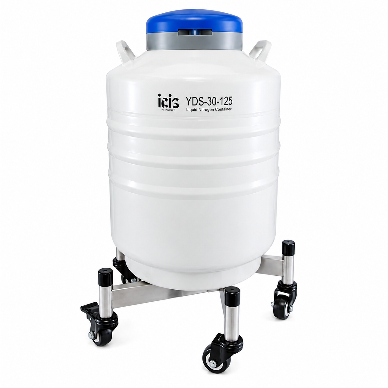 Heavy-Duty Carrying Cart for Liquid Nitrogen Containers