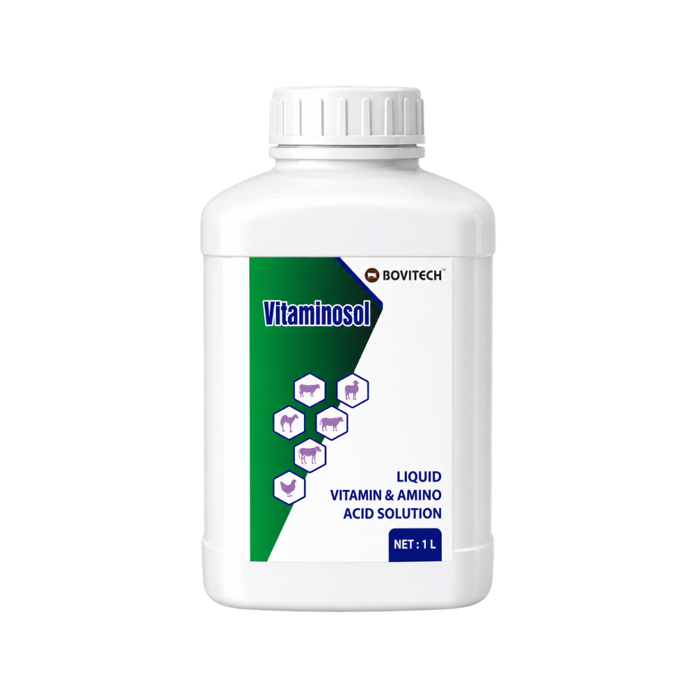 Vitaminosol 1L – Liquid Vitamin & Amino Acid Supplement for Dairy Cattle, Sheep & Goats